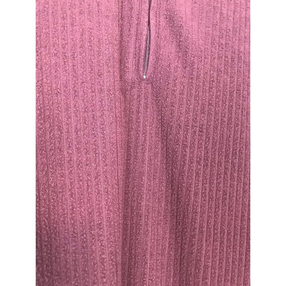 Concepts By Claiborne Mens Large Long Sleeve Half Zip Pullover Maroon Sweater - Picture 3 of 6